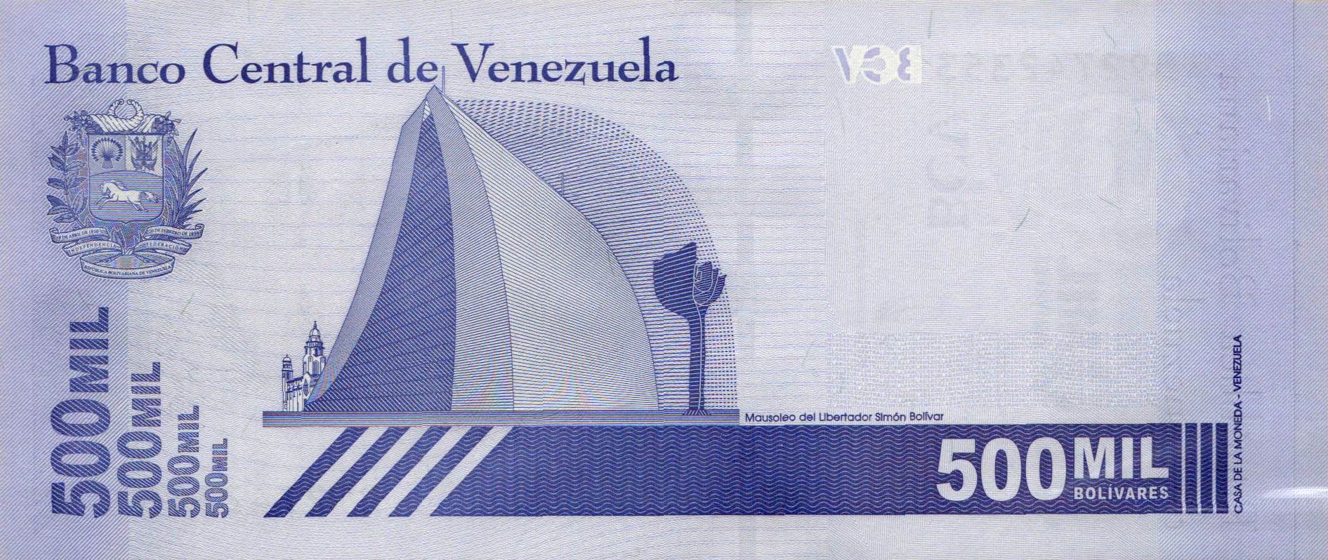 Venezuela 500000 2020 UNC P-NEW